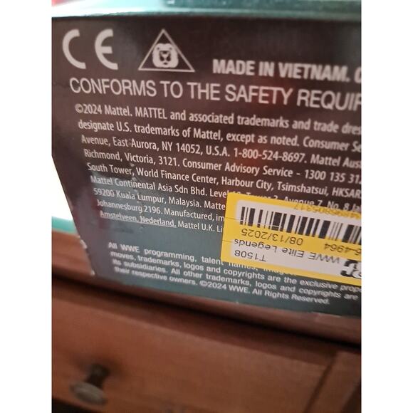 WWE Carlito Elite Collection Legends 6" Action Figure Series 26 - Picture 5 of 6